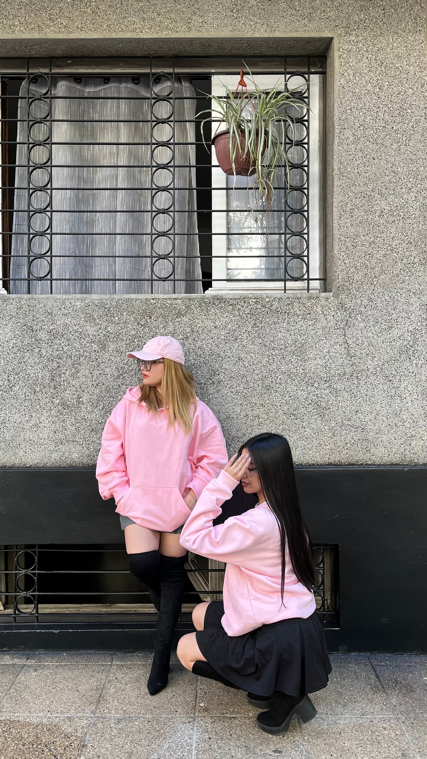 Polo basic rosado modelo clasico