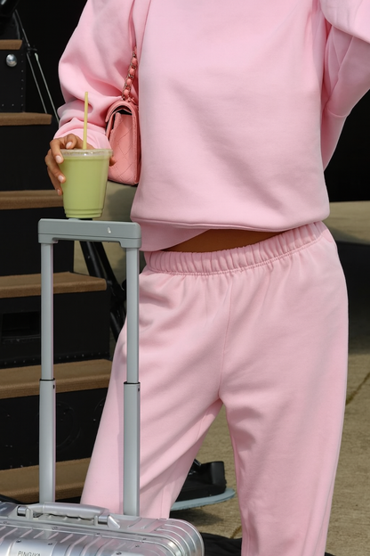 Polo basic rosado modelo clasico