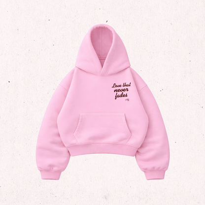 Love That Never Fades - Hoodie Mangas GLobos pink