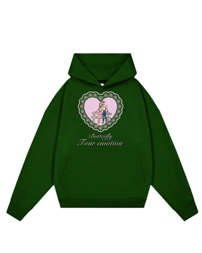Hoodie emotion love modelo clásico