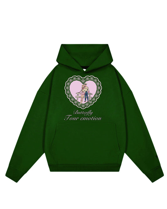 Hoodie emotion love modelo clásico