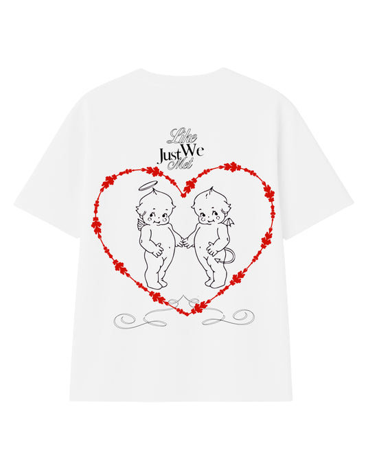 Camiseta  modelo  recto blanco