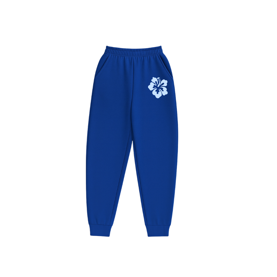 Flowers  - Buzo Clasic blue