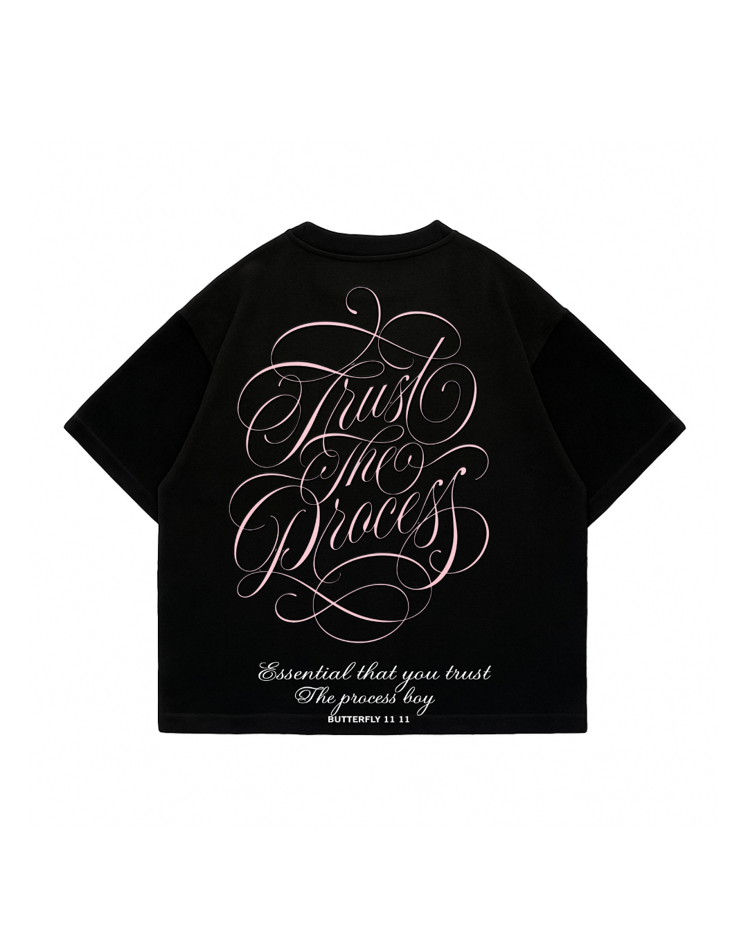 Trust The Process - Black Premium Boxy T-Shirt