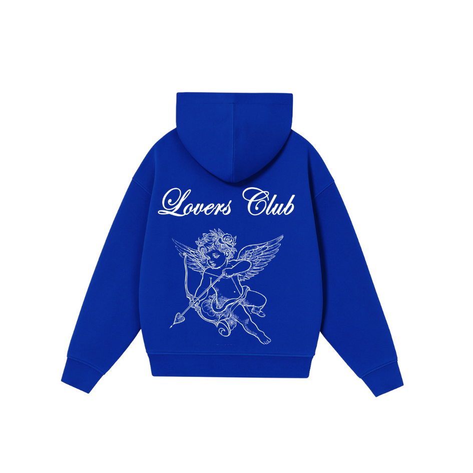 The lovers club angel - Hoodie clásico blue