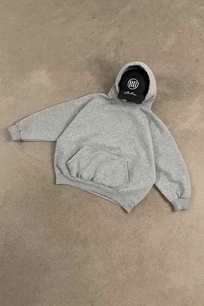 Hoodie basic gris mangas globo