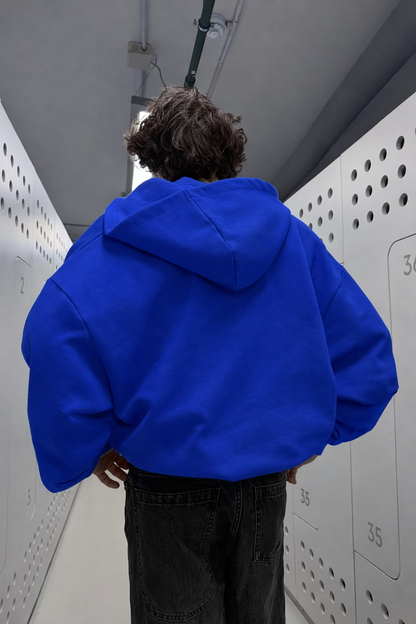 Basic Blue - Hoodie Mangas Globo