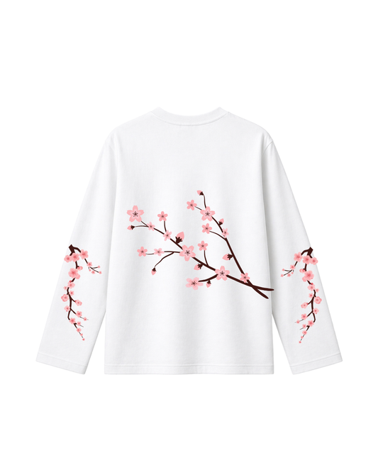 Garden branch - Camiseta Manga Larga black