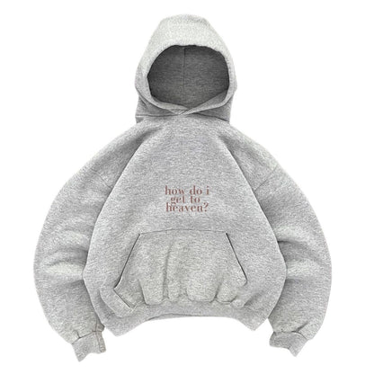 Hoodie get to heaven gris mangas globo