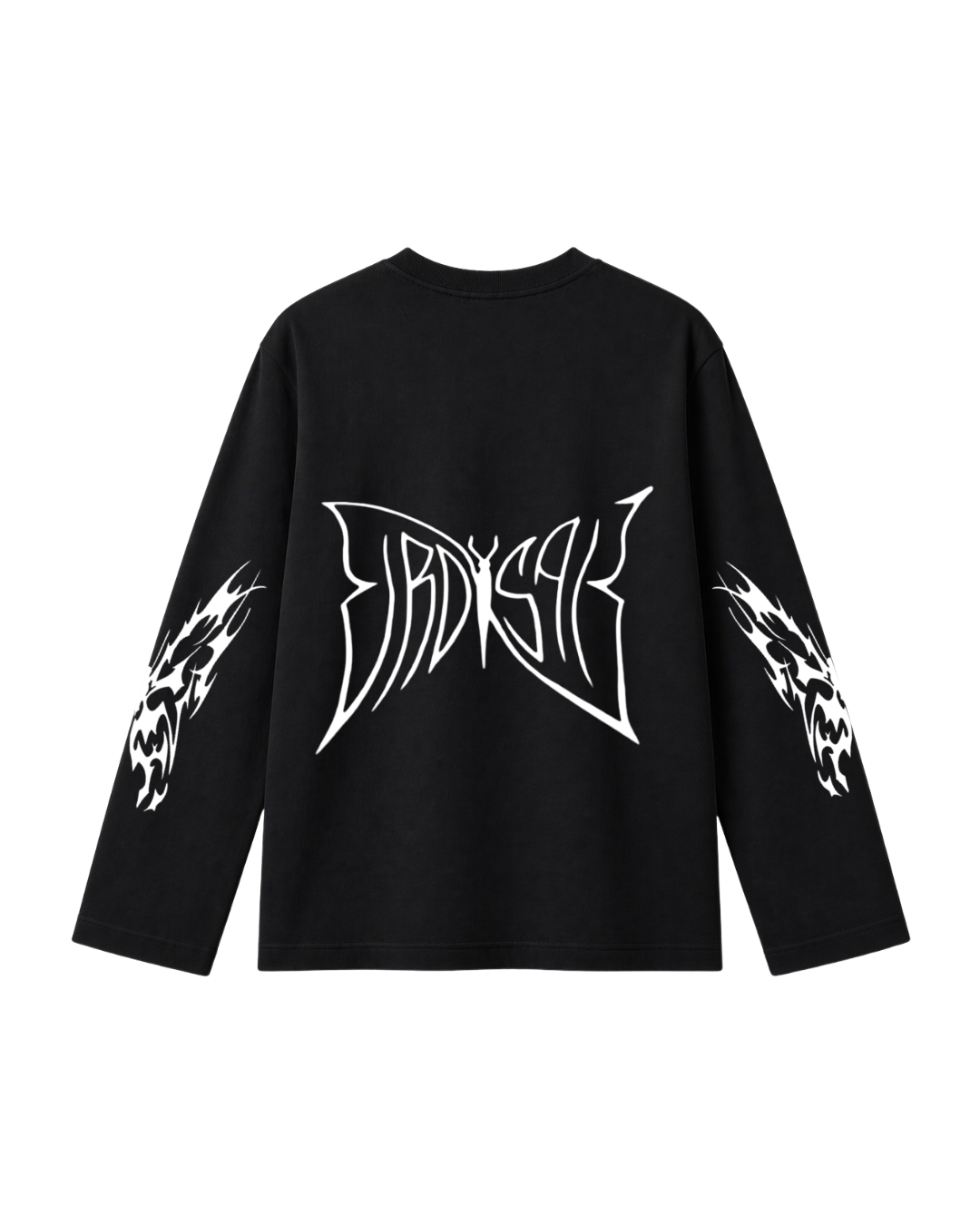Butterfly Emblem  - Camiseta Manga Larga black