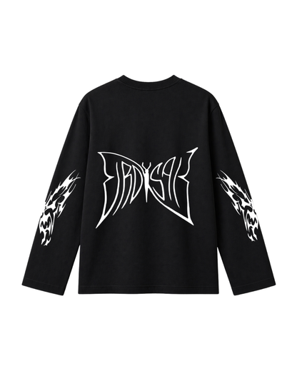 Butterfly Emblem  - Camiseta Manga Larga black