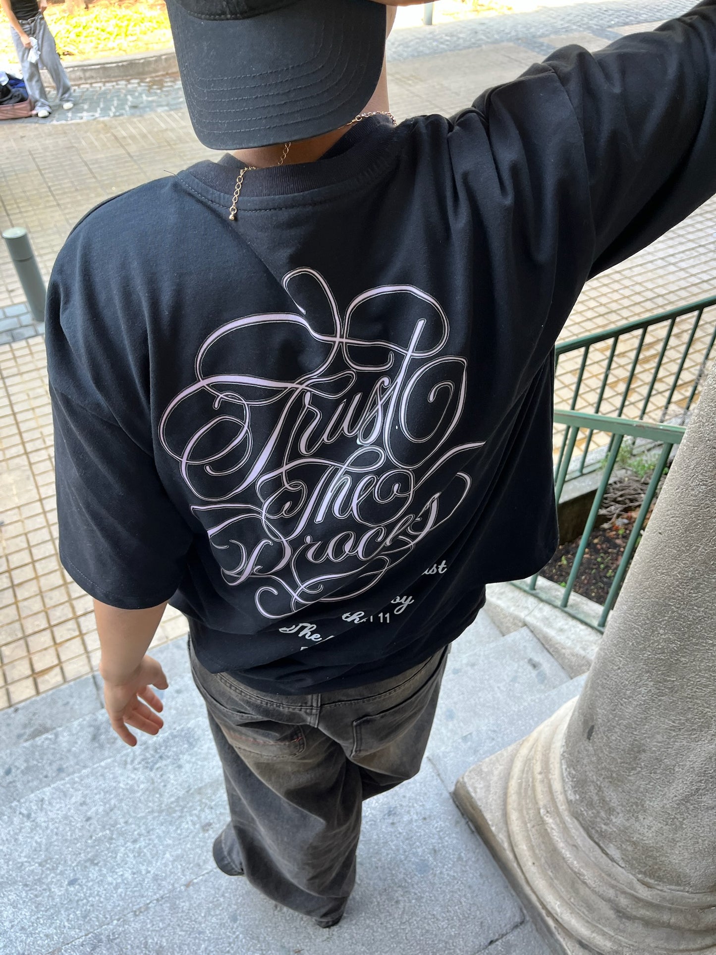 Trust The Process - Black Premium Boxy T-Shirt