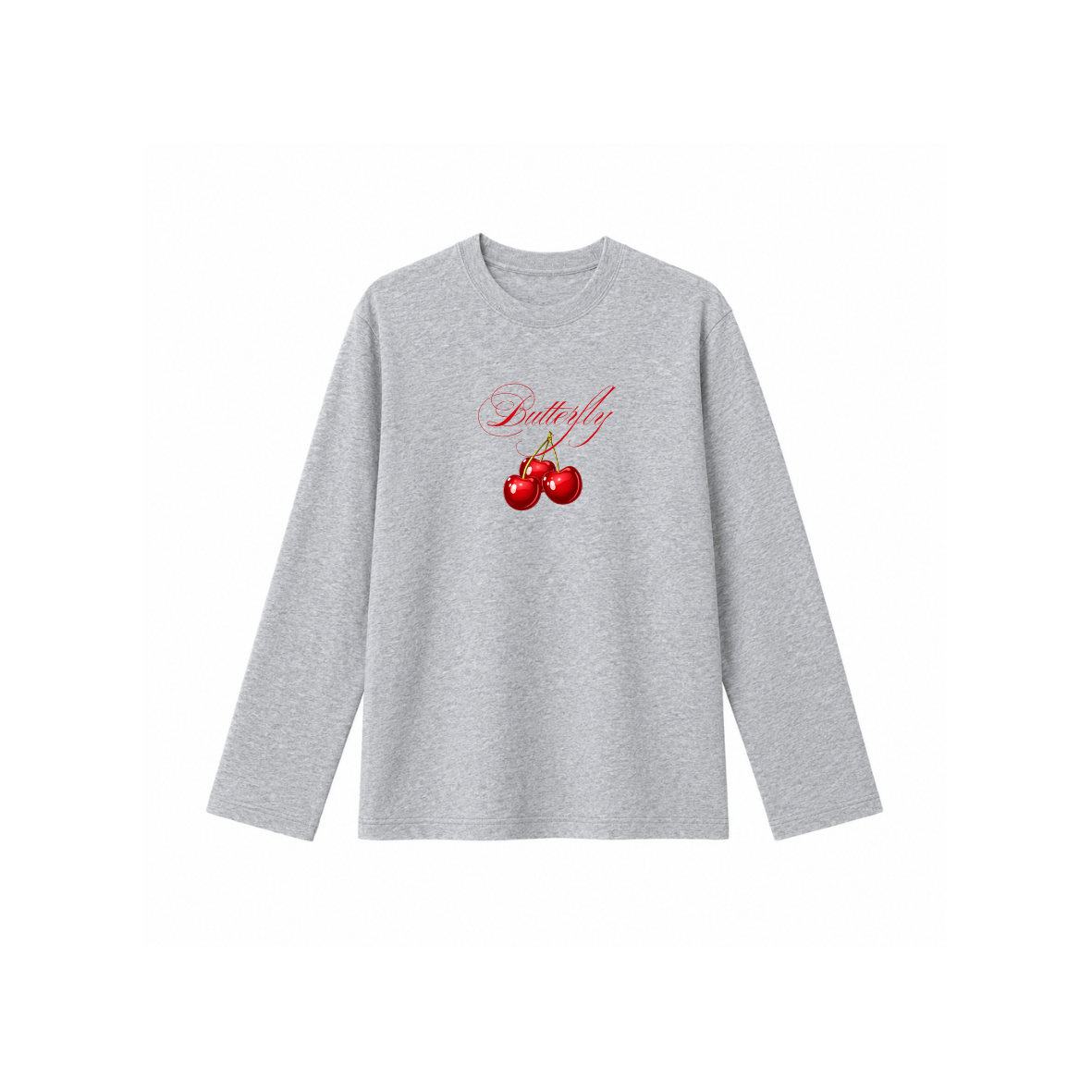 Cherry Silver -  Camiseta Manga Larga grey