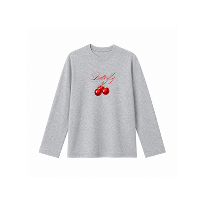 Cherry Silver -  Camiseta Manga Larga grey