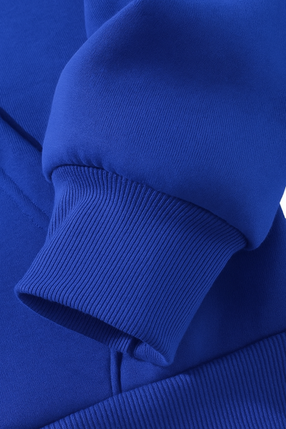 Basic Blue - Hoodie Mangas Globo