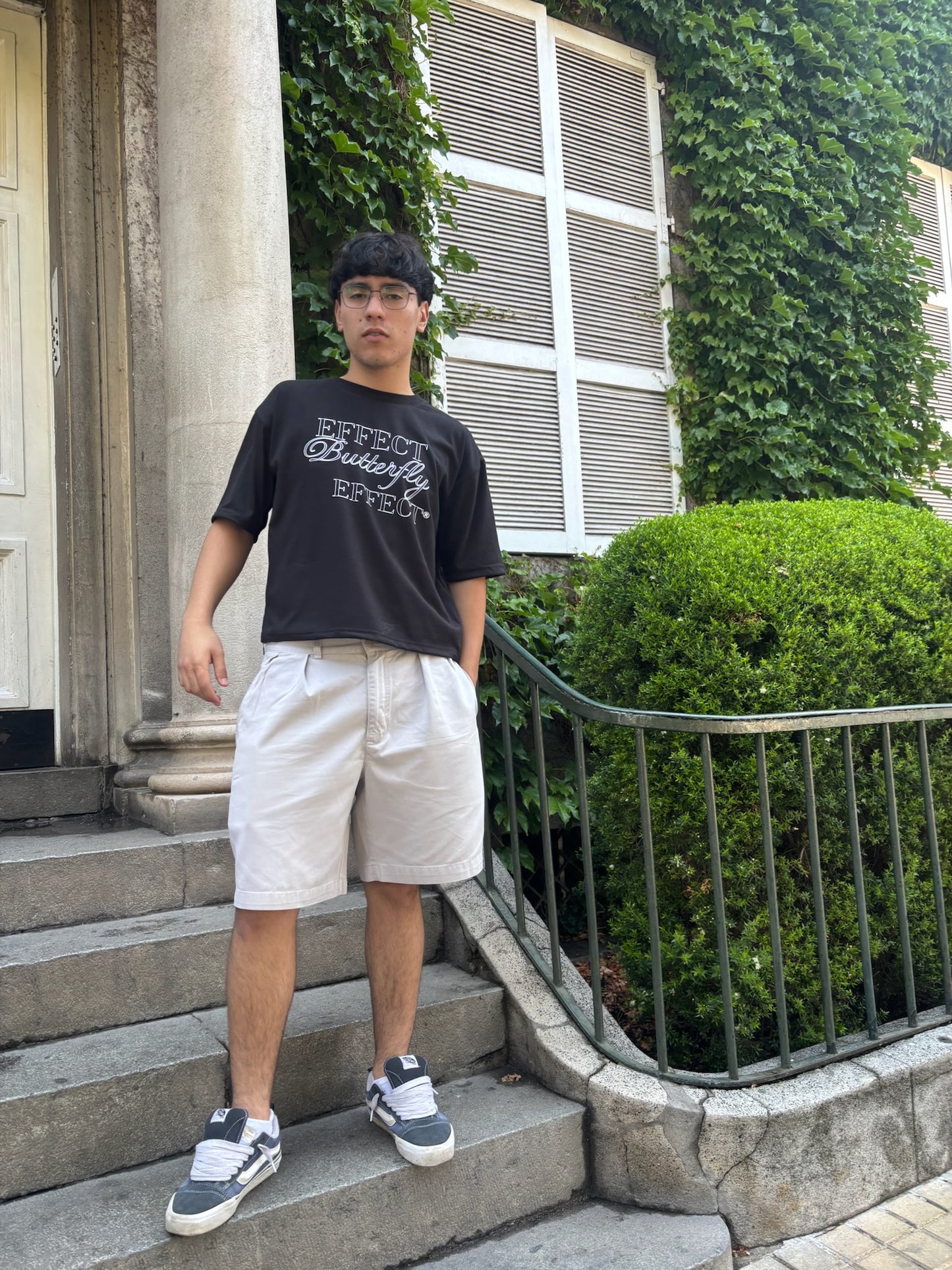 Effect Butterfly - Black Premium Boxy T-Shirt