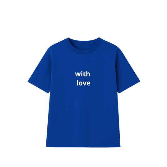 Camiseta with love   recto black friday