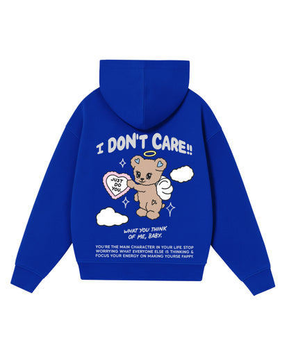 Hoodie I dont care  modelo clásico