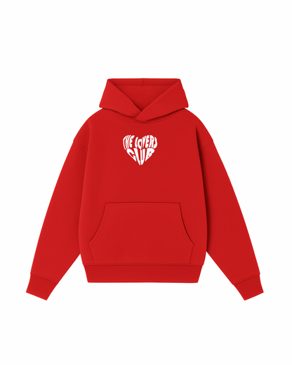 The lovers club  - Hoodie clásico red puff