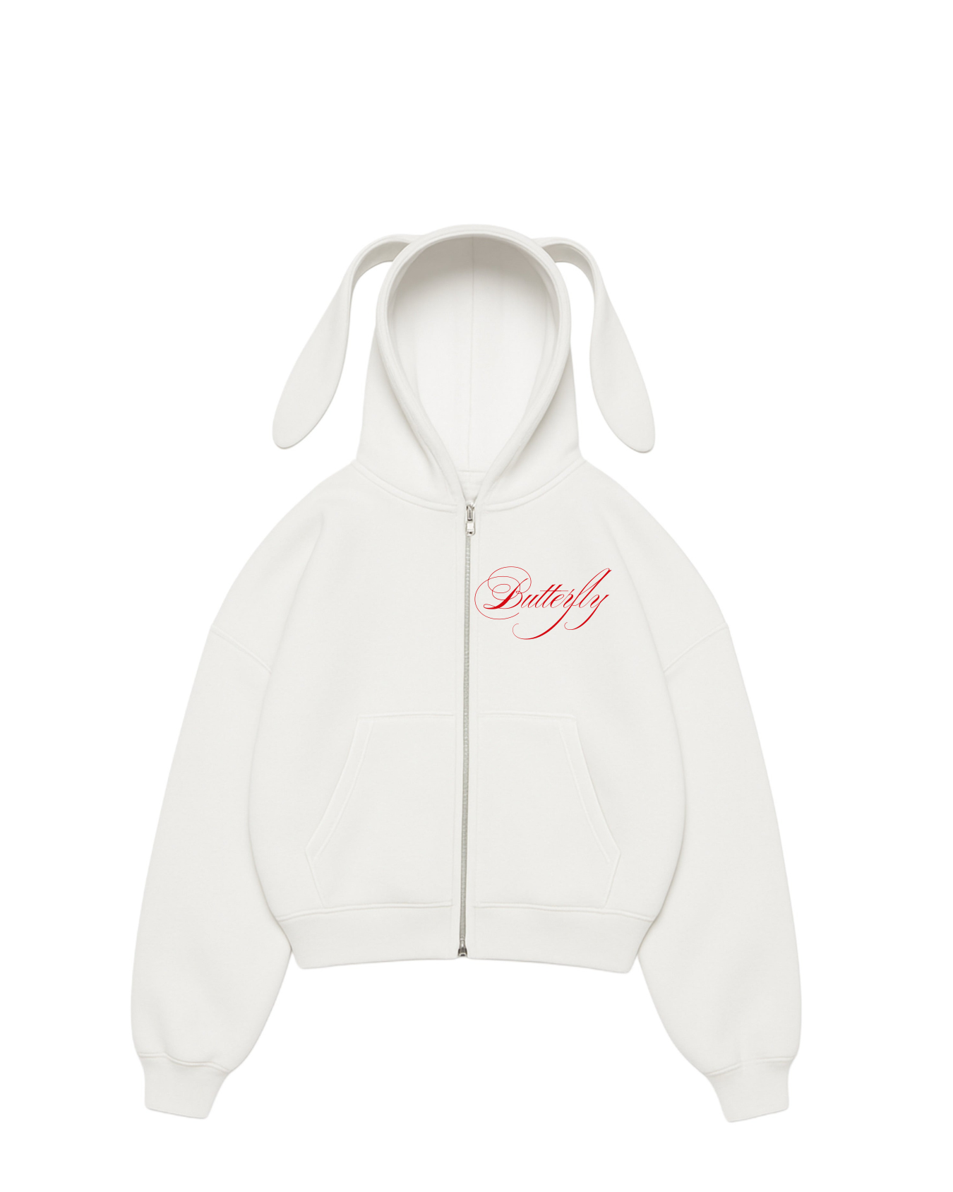 Cherry - Hoodie Bunny white