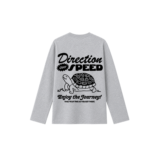 Speed-  Camiseta Manga Larga grey