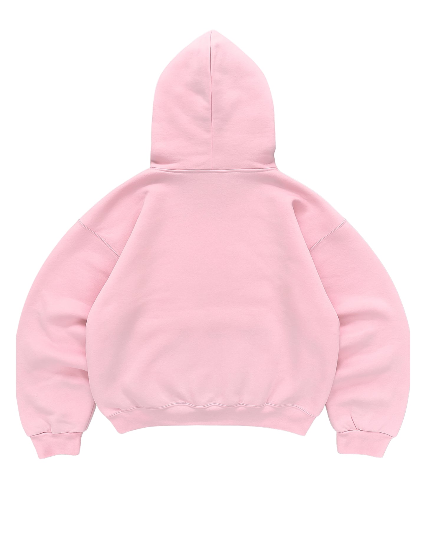 Hoodie basic rosado mangas globo