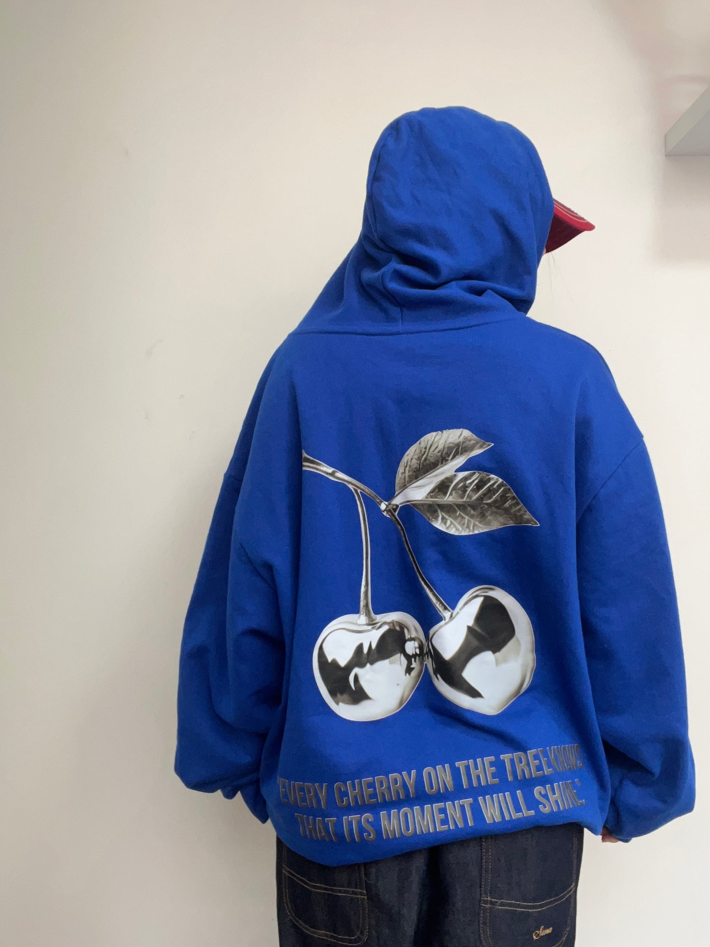 Cherry Silver - Hoodie Mangas Globo Blue