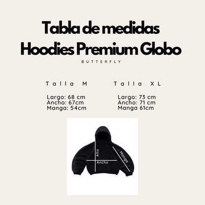 hoodie we love modelo mangas globo ♥︎