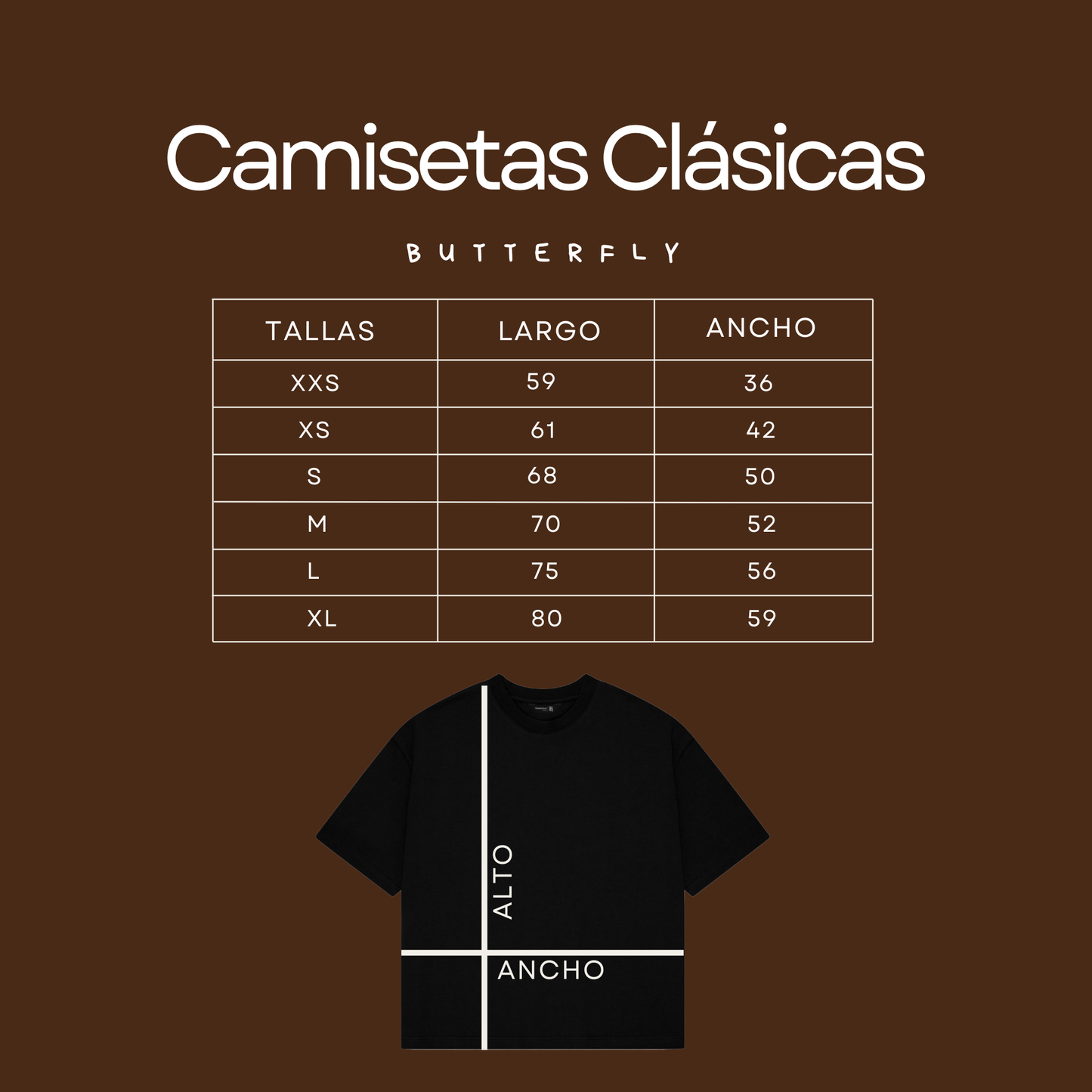 Butterfly Emblem - Black Premium Clasic T-Shirt