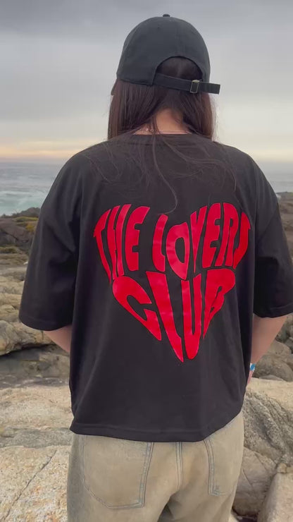 Lovers Club - Black Premium Boxy T-Shirt