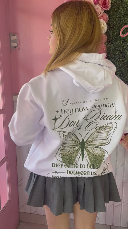 Hoodie  Don’t Dream It’s Over modelo clásico